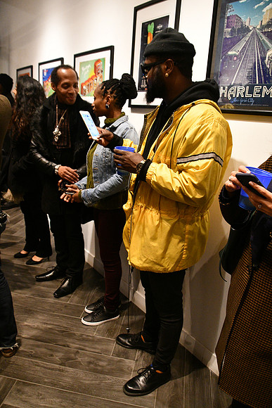 Greetings from Harlem opening
